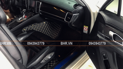 Thảm lót sàn ô tô 5D 6D Porsche Panamera giá gốc tận xưởng, bảo hành trọn đời